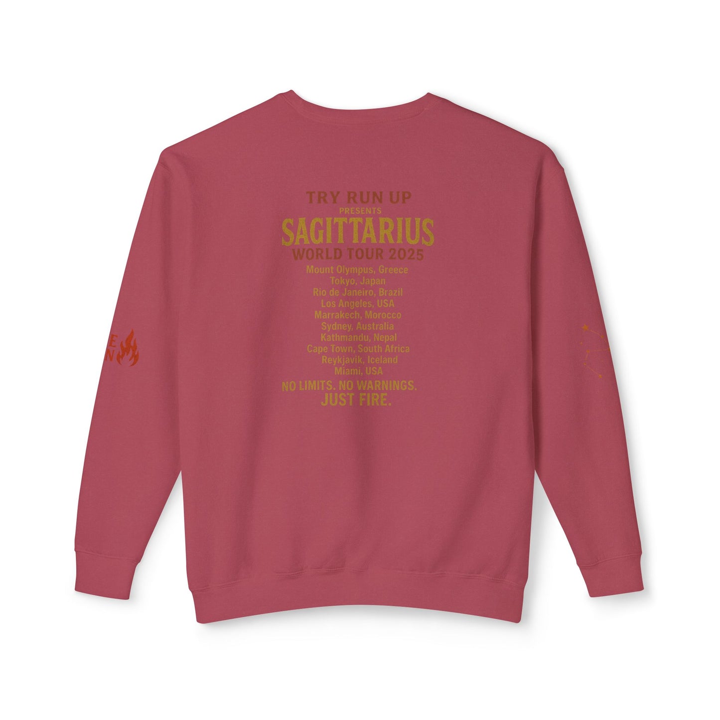 Sagittarius Cozy Try Run Up Sweatshirt
