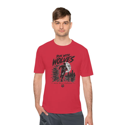 Run With Wolves tee | Running Wolf Graphic Shirt