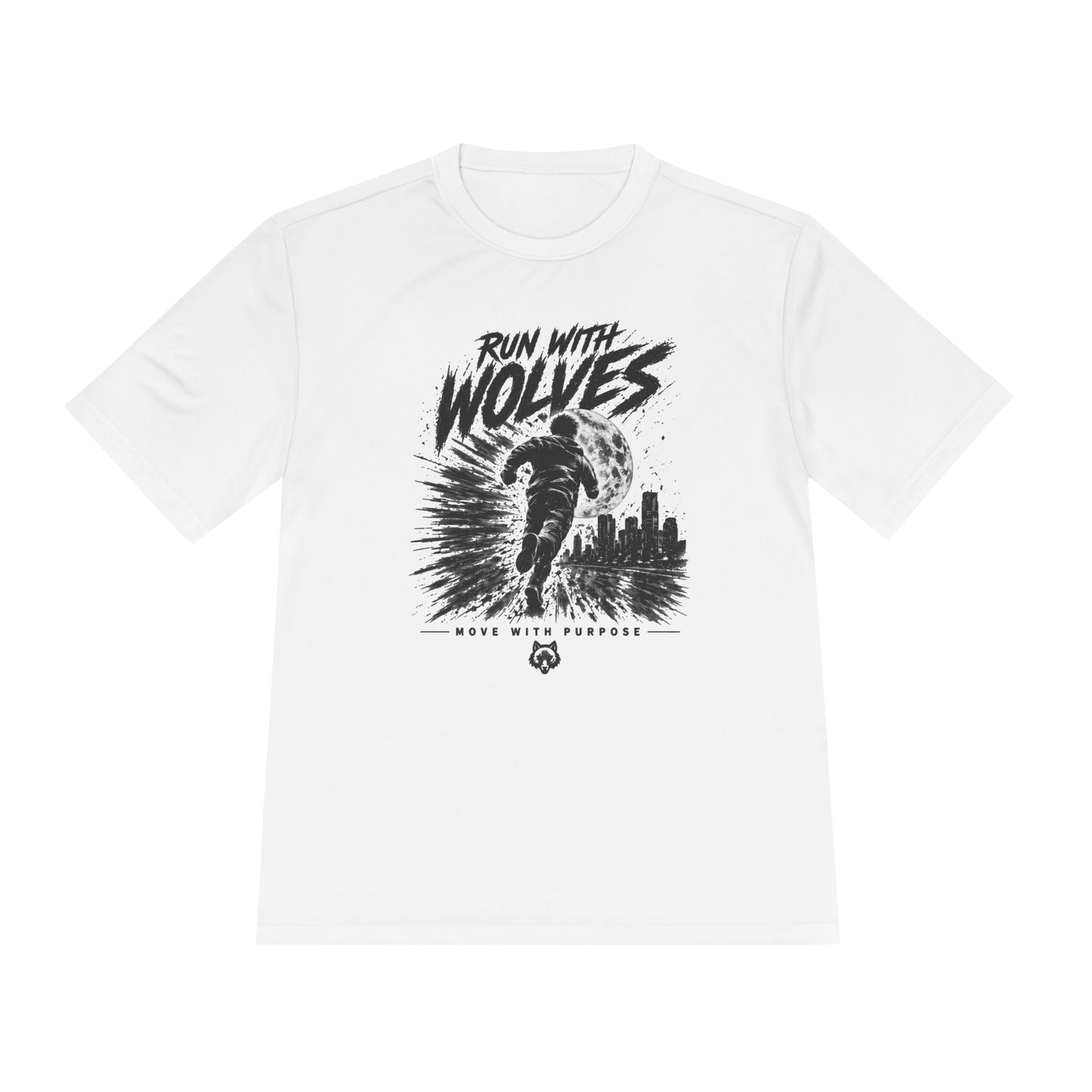 Run With Wolves tee | Running Wolf Graphic Shirt