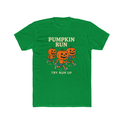 Adult Unisex Cotton Crew Pumpkin Run Halloween Tee