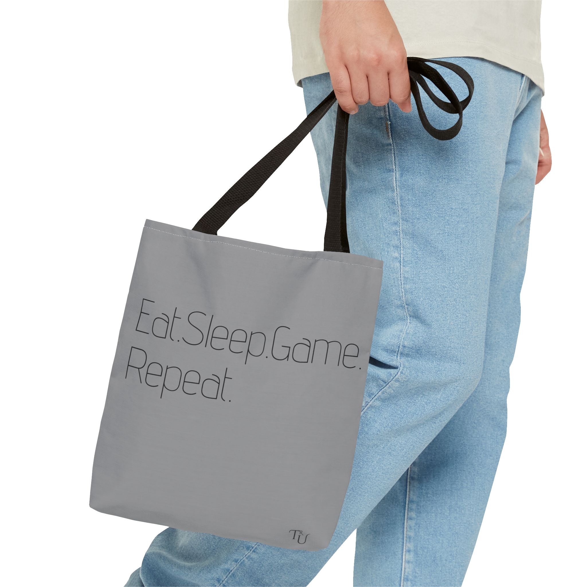 Gamer Tote Bag - Eat Sleep Game Repeat, Gaming Accessories, Eco-Friendly Bag, Video Game Lover Gift, Stylish Shopping Tote