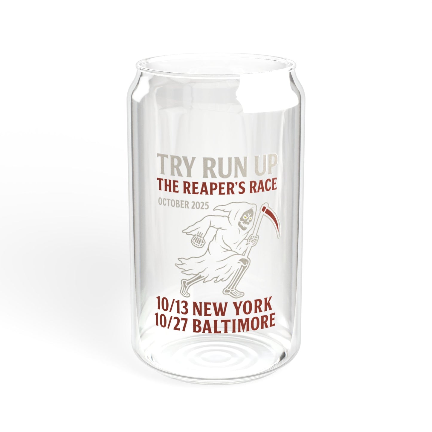 Sipper Glass with Bamboo Lid and Straw |  Try Run Up Design, Eco-Friendly Beverage Container
