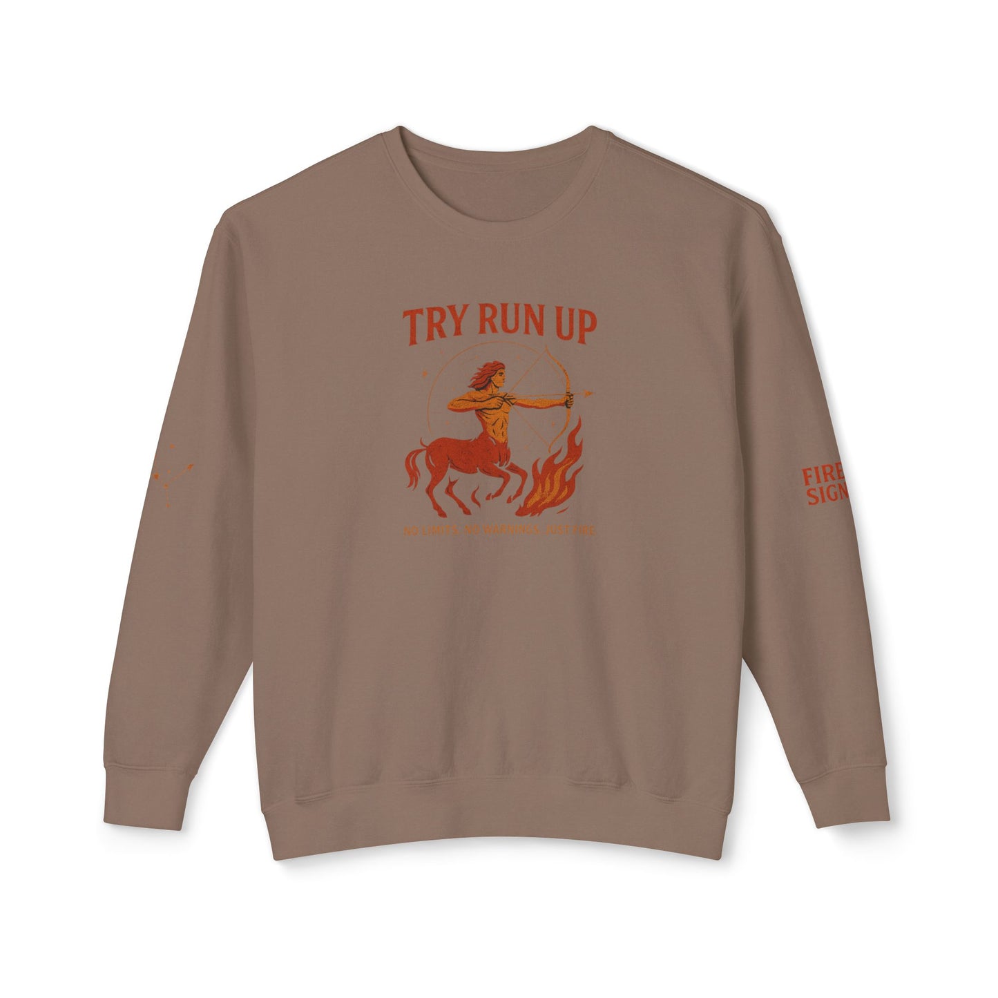 Sagittarius Cozy Try Run Up Sweatshirt