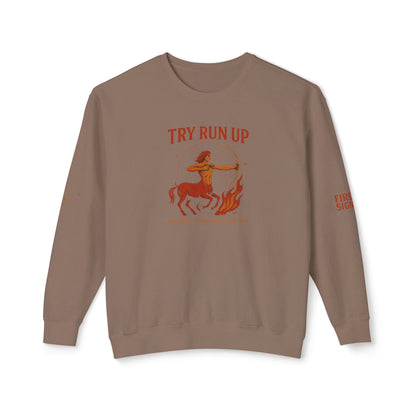 Sagittarius Cozy Try Run Up Sweatshirt