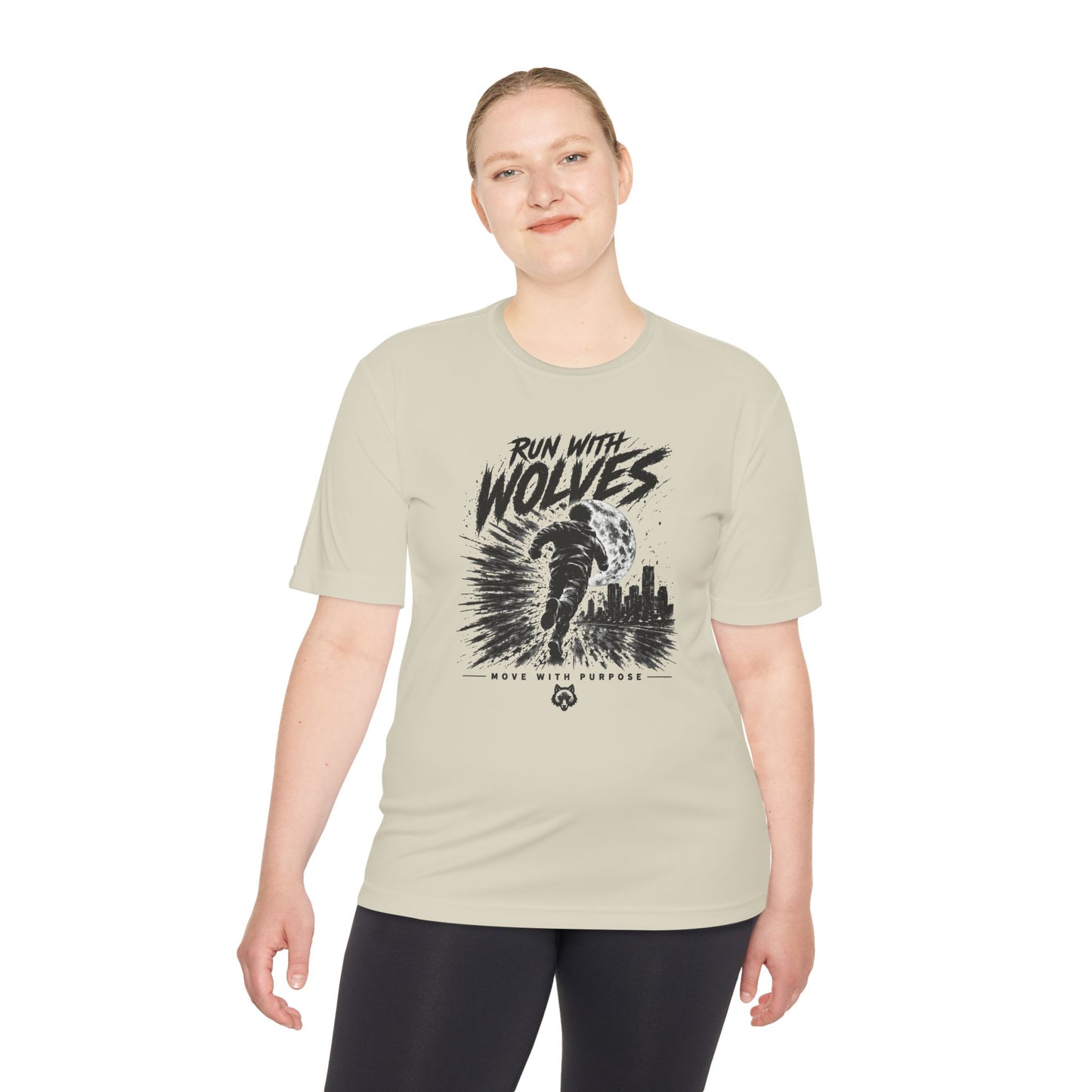 Run With Wolves tee | Running Wolf Graphic Shirt