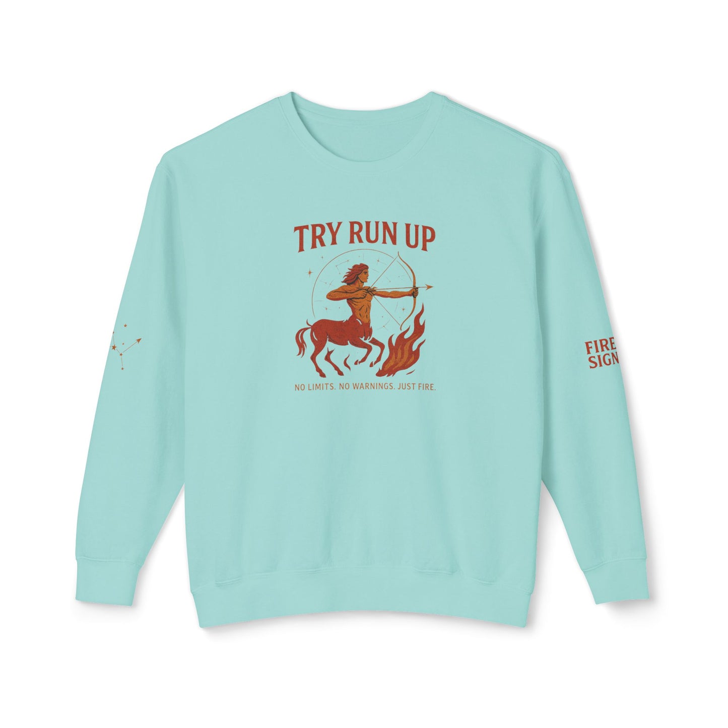 Sagittarius Cozy Try Run Up Sweatshirt