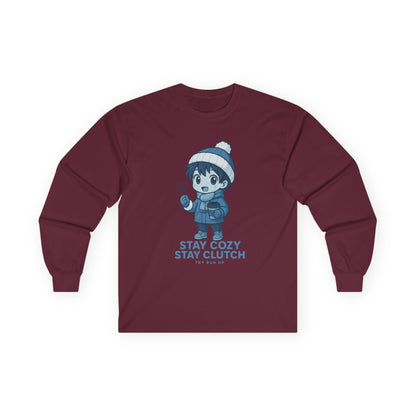 Long Sleeve Tee - Winter Cozy Gamer Design