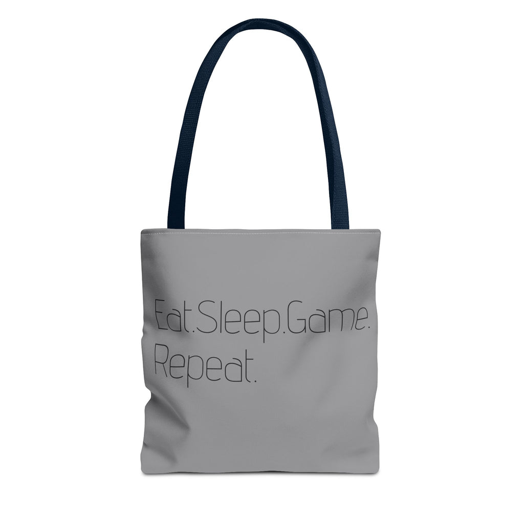 Gamer Tote Bag - Eat Sleep Game Repeat, Gaming Accessories, Eco-Friendly Bag, Video Game Lover Gift, Stylish Shopping Tote