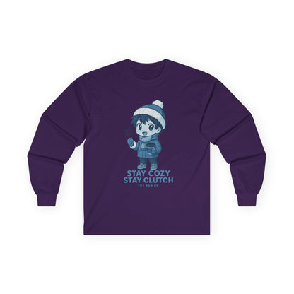 Long Sleeve Tee - Winter Cozy Gamer Design