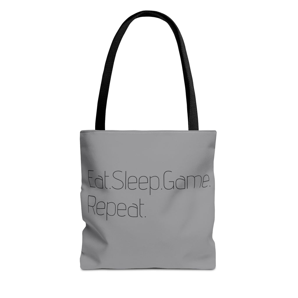 Gamer Tote Bag - Eat Sleep Game Repeat, Gaming Accessories, Eco-Friendly Bag, Video Game Lover Gift, Stylish Shopping Tote