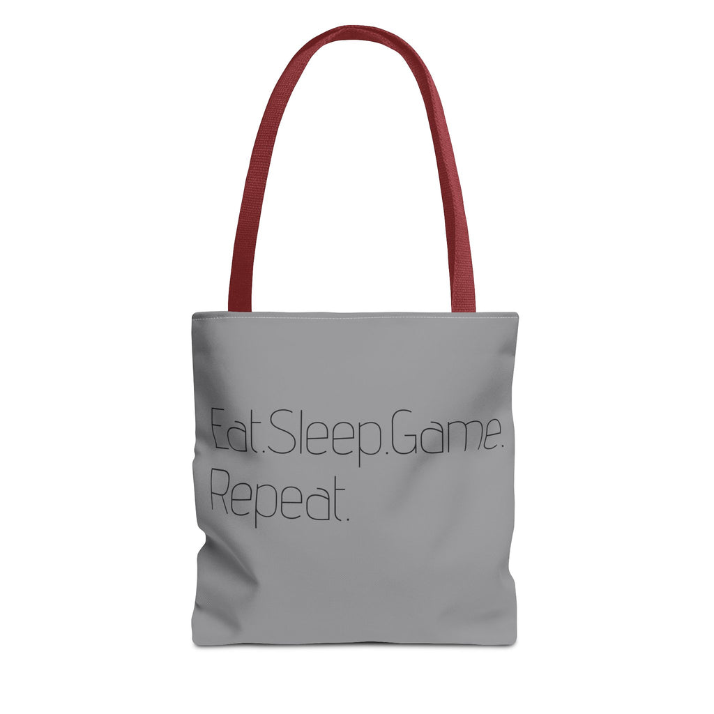 Gamer Tote Bag - Eat Sleep Game Repeat, Gaming Accessories, Eco-Friendly Bag, Video Game Lover Gift, Stylish Shopping Tote