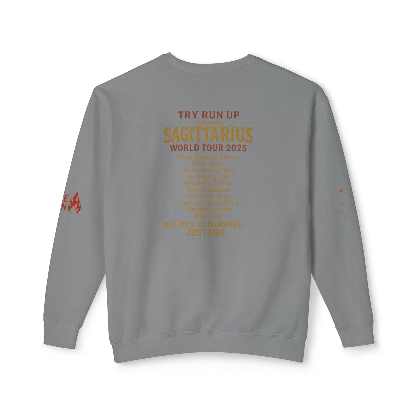 Sagittarius Cozy Try Run Up Sweatshirt