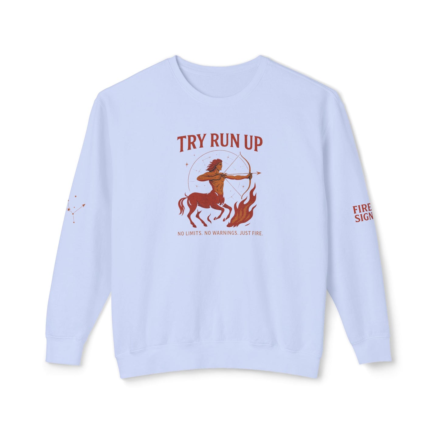 Sagittarius Cozy Try Run Up Sweatshirt