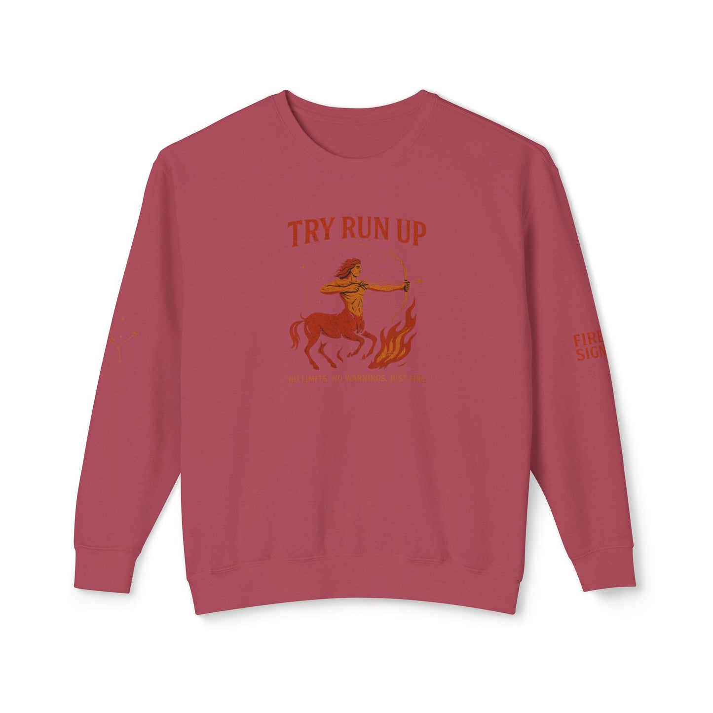 Sagittarius Cozy Try Run Up Sweatshirt
