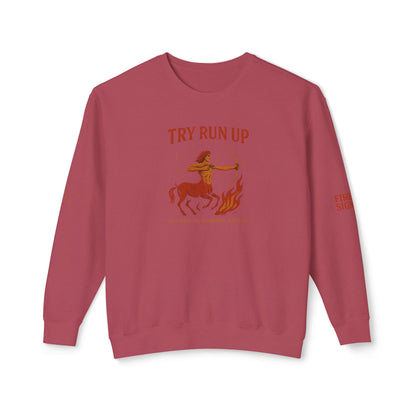 Sagittarius Cozy Try Run Up Sweatshirt