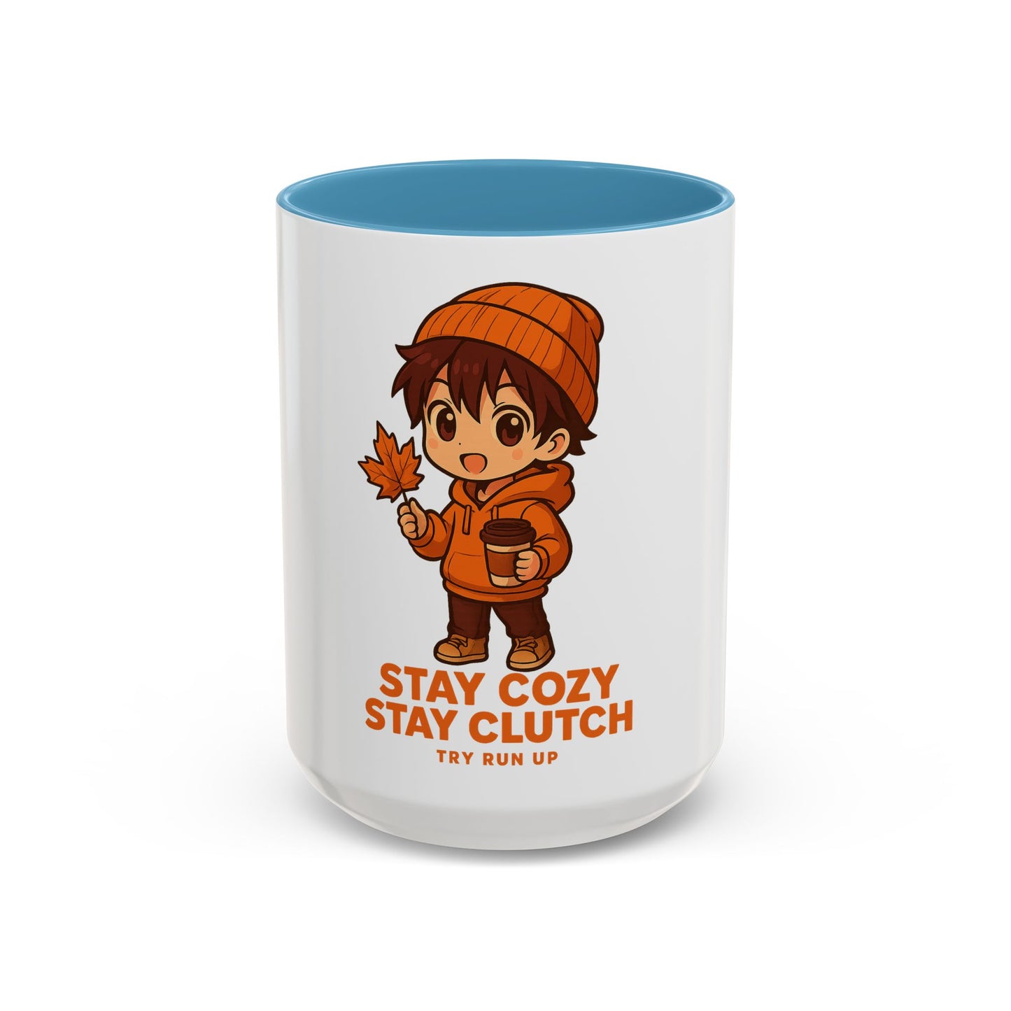 Stay Cozy Stay Clutch Fall Character Mug | Autumn Coffee Mug