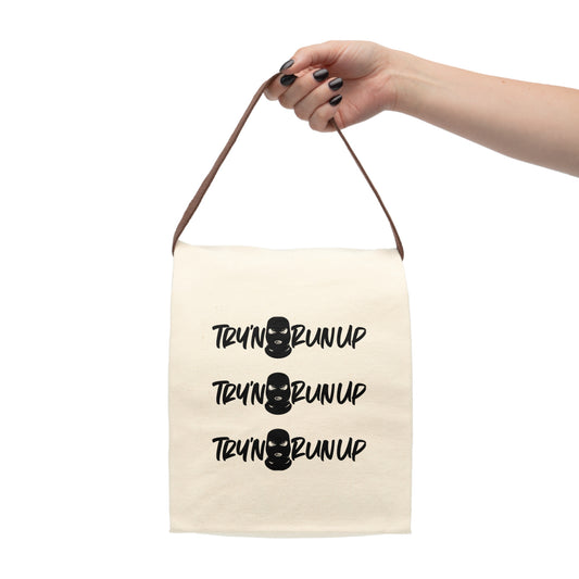 Canvas Lunch Bag With Strap