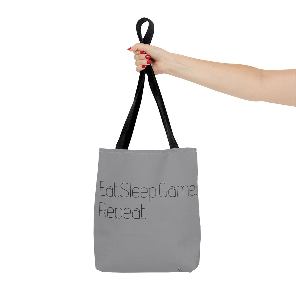 Gamer Tote Bag - Eat Sleep Game Repeat, Gaming Accessories, Eco-Friendly Bag, Video Game Lover Gift, Stylish Shopping Tote