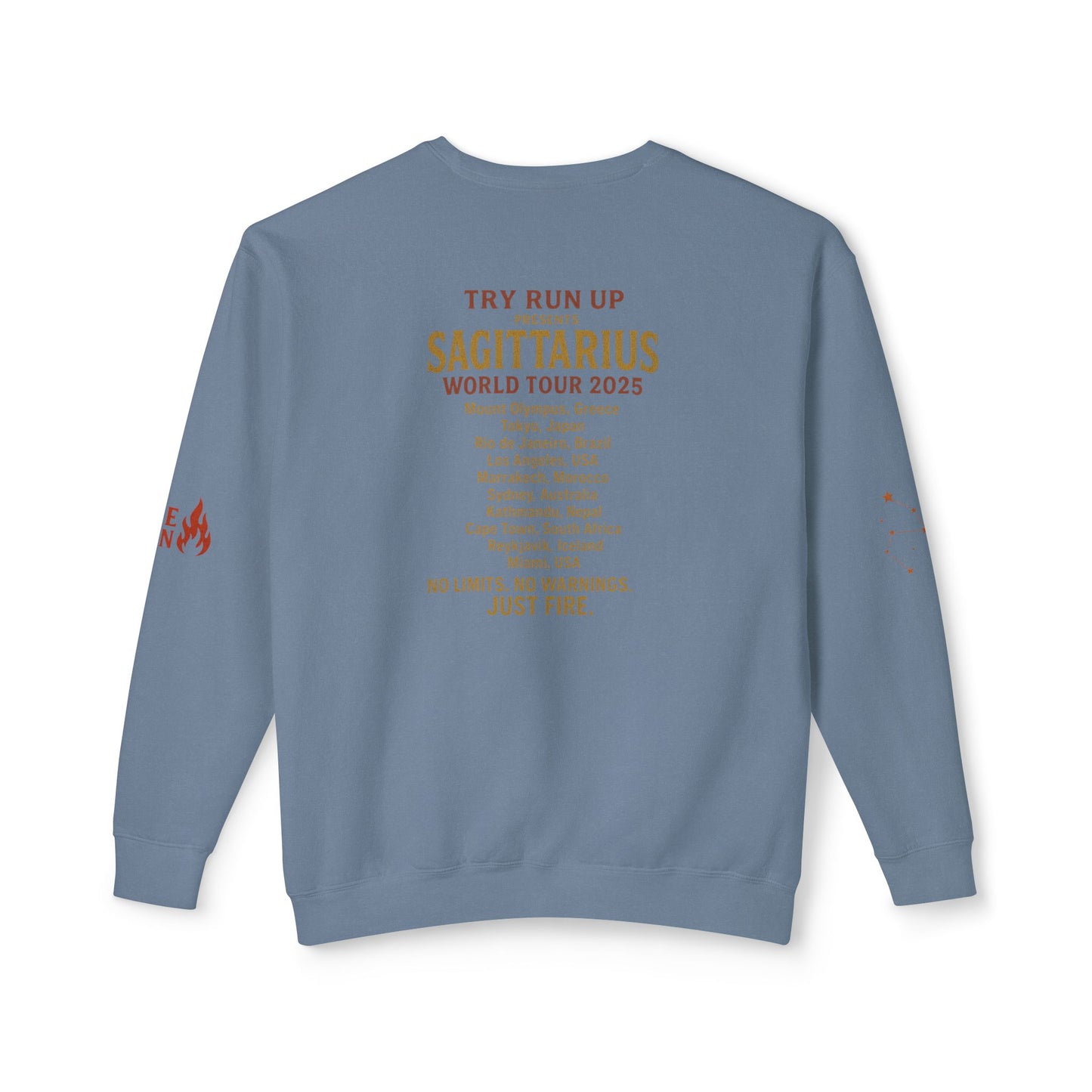 Sagittarius Cozy Try Run Up Sweatshirt