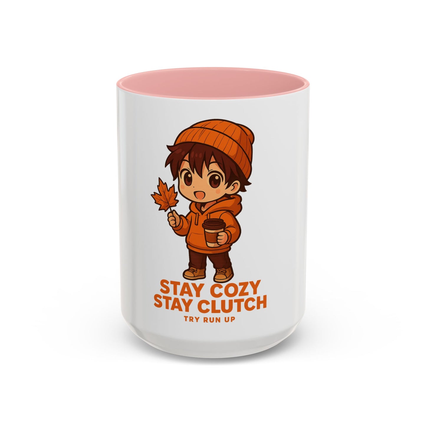 Stay Cozy Stay Clutch Fall Character Mug | Autumn Coffee Mug